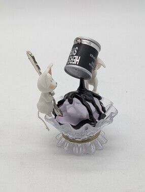 Vintage 1994 Hershey's Chocolate Syrup Mice Ice Cream Sundae Ornament Figurine